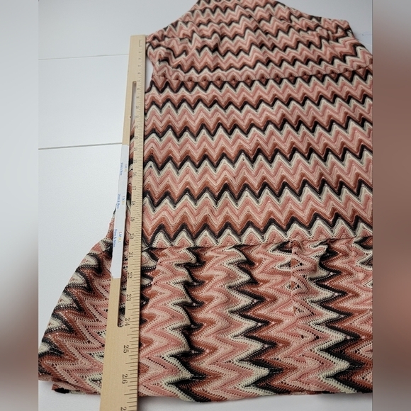 Donna Morgan Retro Maggy Chevron Stripe Zig Zag Print Sleeveless Dress Sz 10 New - Picture 8 of 13